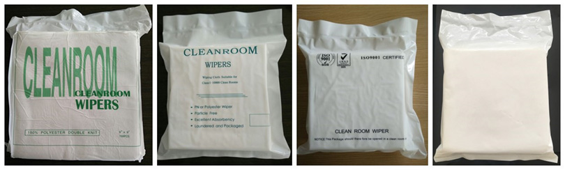 Lint Free Industrial Polyester Cleanroom Wipes