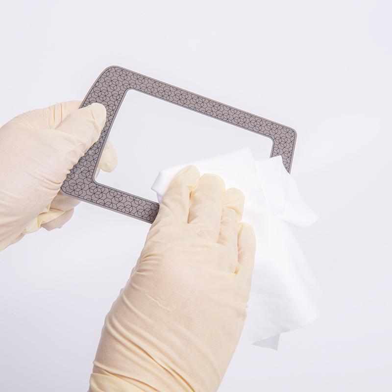 Limpiador de nylon microfibra ultrasónica sellado borde
